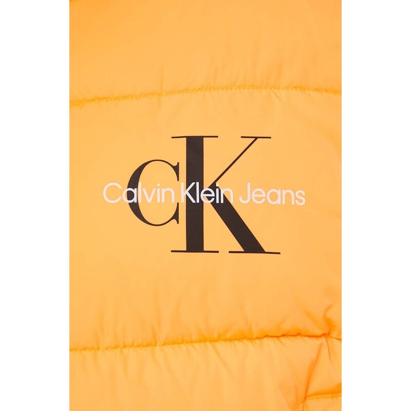 Μπουφάν δυο όψεων Calvin Klein Jeans χρώμα: μαύρο