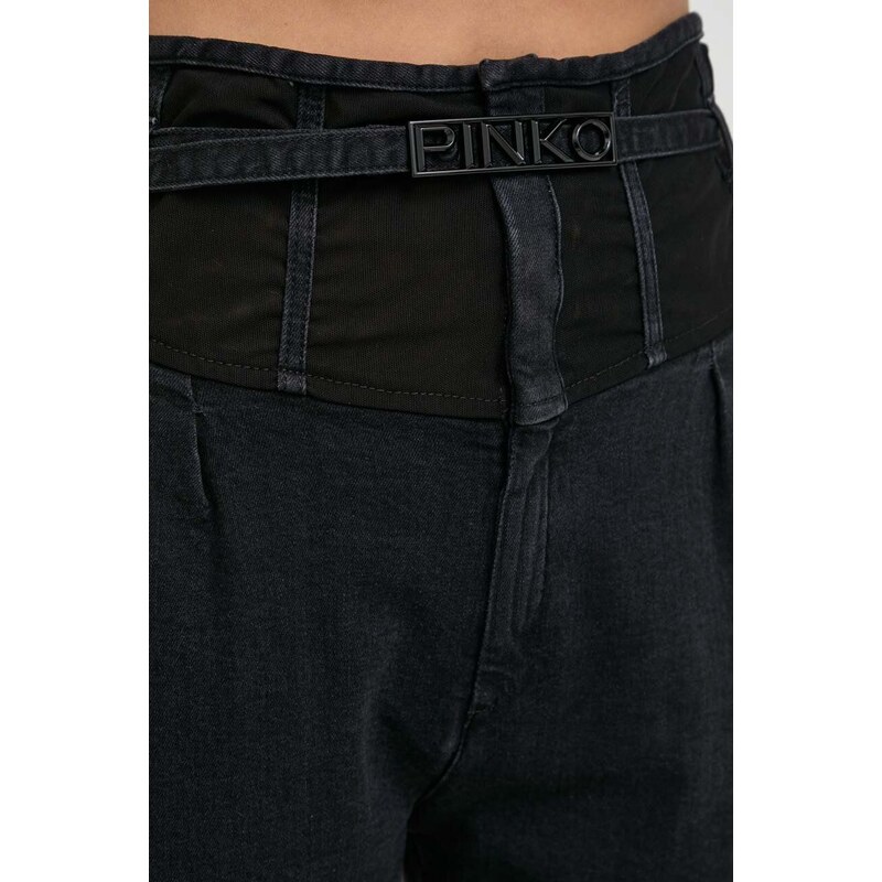 Τζιν παντελόνι Pinko χρώμα: γκρι