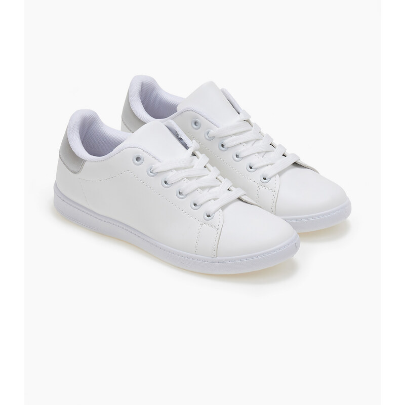 issue Basic sneakers με κορδόνια - Ασημί - 014011