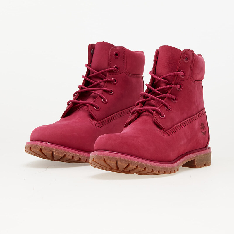 Timberland 6 Inch Lace Up Waterproof Boot Pink
