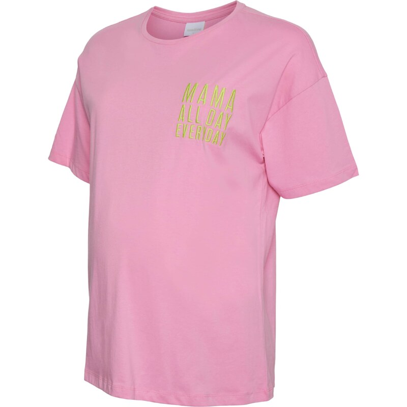 MAMALICIOUS Μπλουζάκι 'Ferida' ανοικτό πράσινο / ανοικτό ροζ