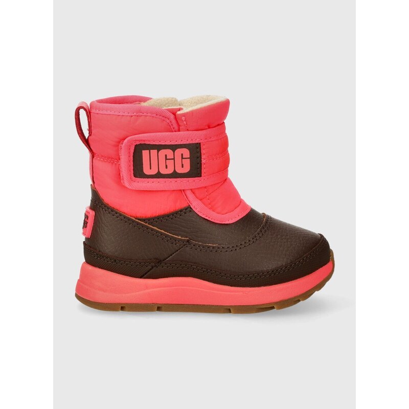 Παιδικές μπότες χιονιού UGG T TANEY WEATHER G χρώμα: μοβ