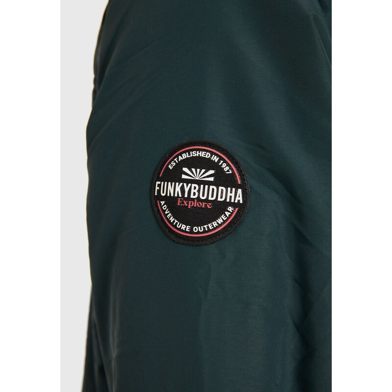 FUNKY BUDDHA Ανδρικό overhead jacket με κουκούλα