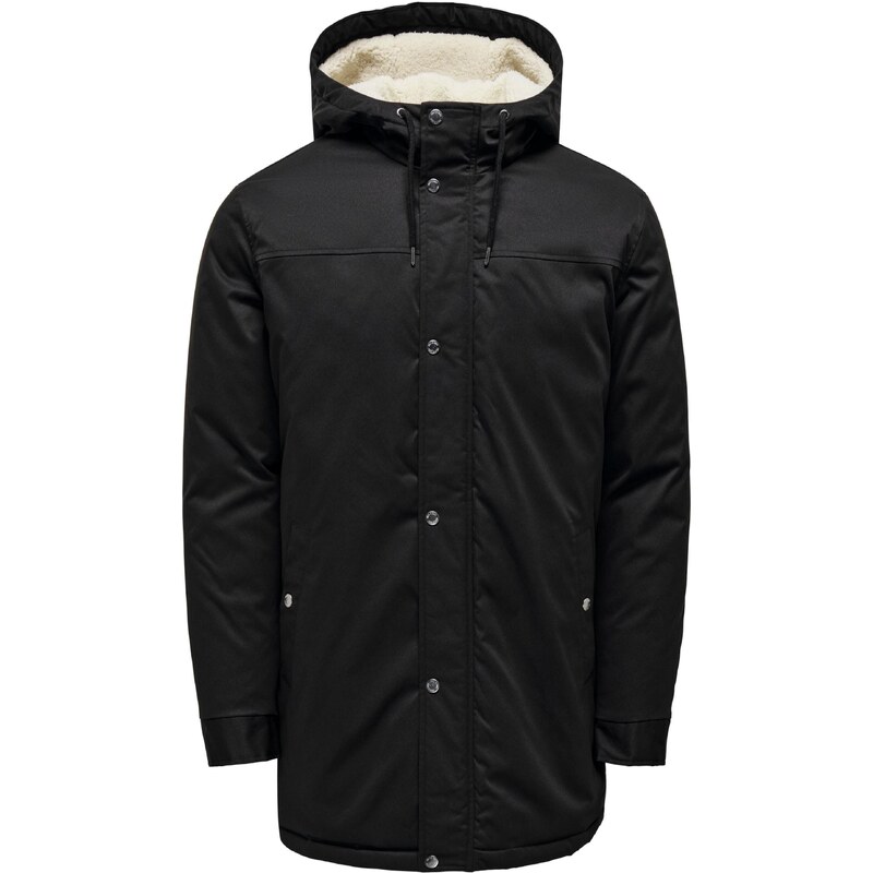Only & Sons Χειμερινό παρκά 'Alexander' μαύρο / offwhite