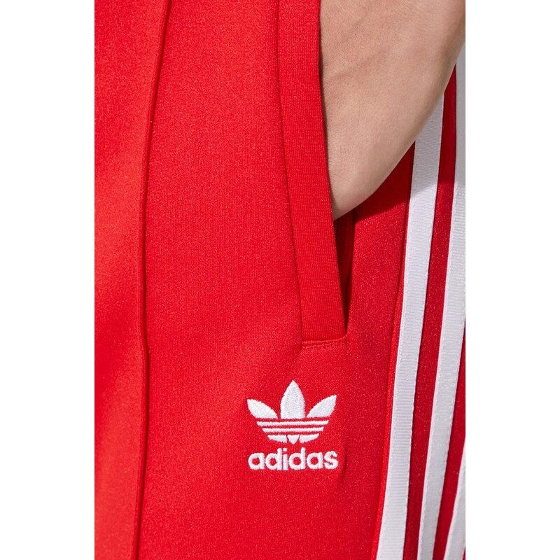Παντελόνι φόρμας adidas Originals SST Classic TP χρώμα: κόκκινο, IK6603