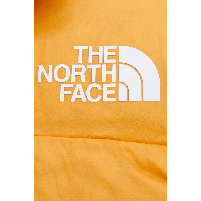 Μπουφάν με επένδυση από πούπουλα The North Face ανδρικό, χρώμα: κίτρινο