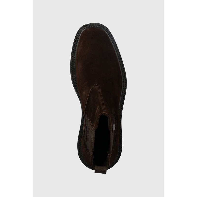 Σουέτ μπότες τσέλσι Gant Fairwyn χρώμα: καφέ, 27653405.G46