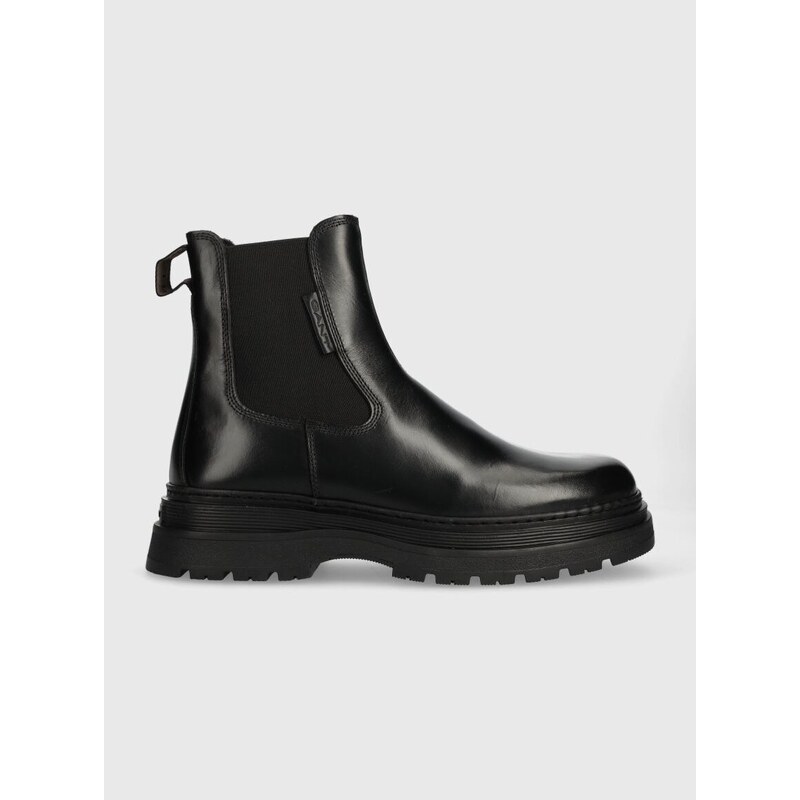 Δερμάτινες μπότες τσέλσι Gant Rockdor χρώμα: μαύρο, 27651427.G00