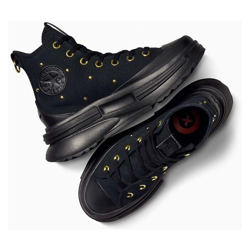 Πάνινα παπούτσια Converse Run Star Legacy Cx χρώμα: μαύρο, A05461C