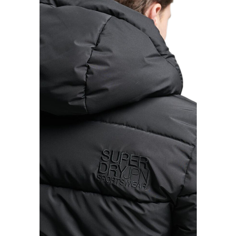 SUPERDRY HOODED SPORTS PUFFER JACKET ΑΝΔΡIKO M5011827A-02A
