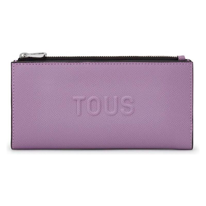 Πορτοφόλι Tous χρώμα: μοβ