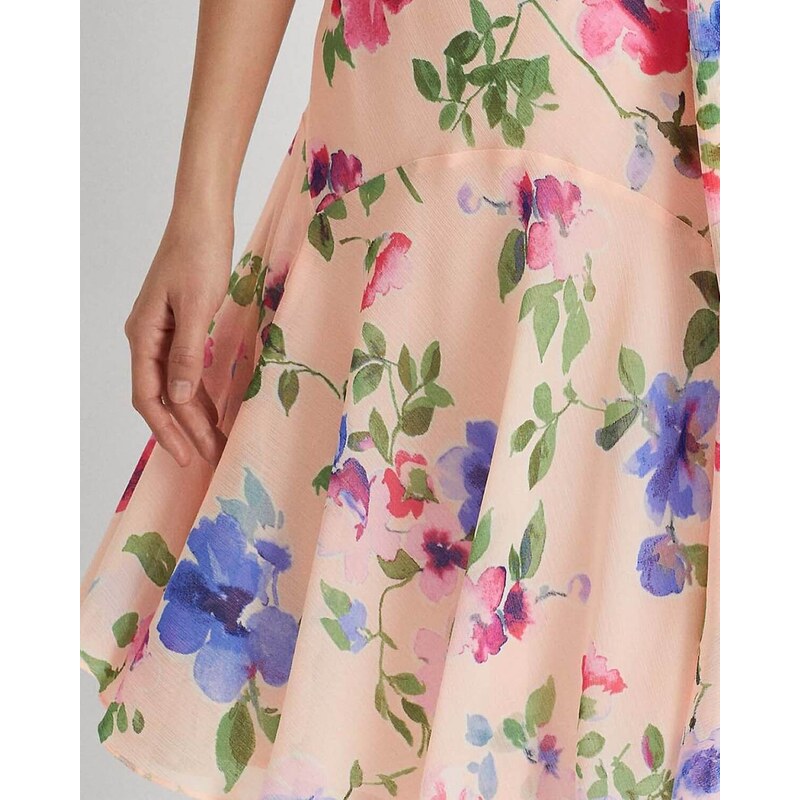 POLO RALPH LAUREN Φορεμα Jatrissa-Short Sleeve-Day Dress 200902745001 650 Pink