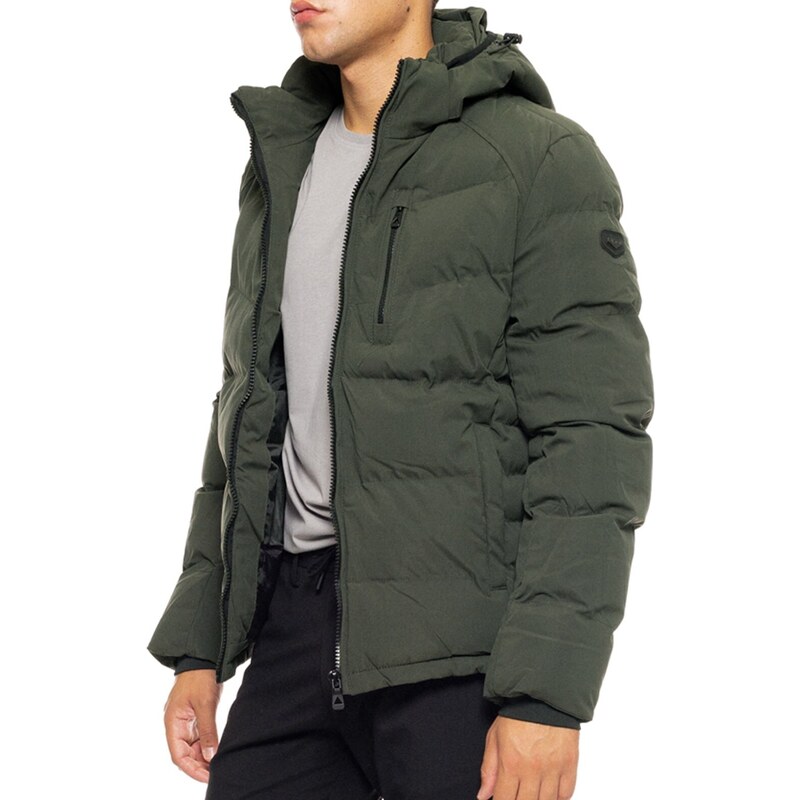 Biston - 50-201-035 - Dk Green - Μπουφάν - Αποσπώμενη κουκούλα