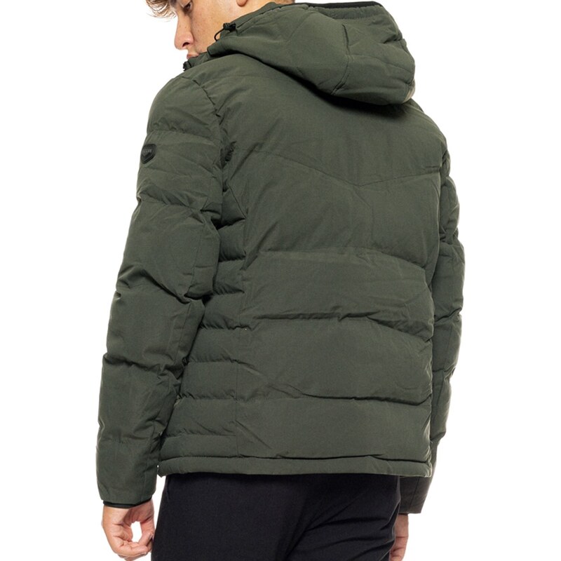 Biston - 50-201-035 - Dk Green - Μπουφάν - Αποσπώμενη κουκούλα