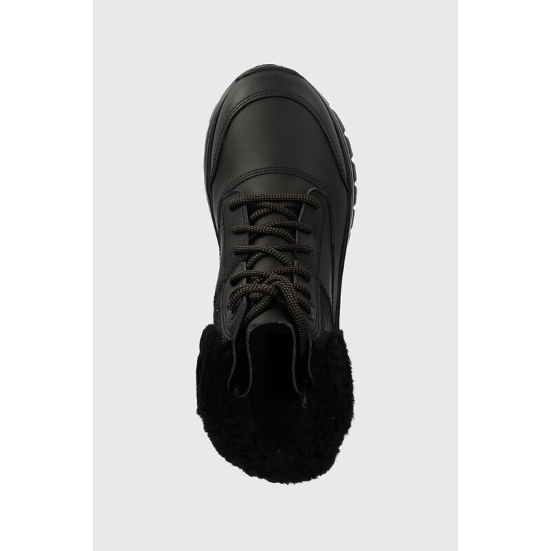 Παπούτσια UGG Yose Fluff V2 χρώμα: μαύρο, 1130901