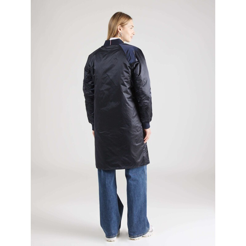 TOMMY HILFIGER Ανοιξιάτικο και φθινοπωρινό παλτό 'Essential' μπλε μαρέν / κόκκινο / λευκό