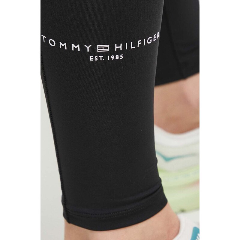 Κολάν Tommy Hilfiger χρώμα: μαύρο