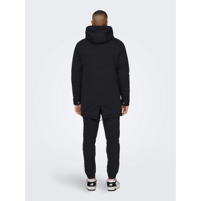 Only & Sons Χειμερινό παρκά 'Alexander' μαύρο / offwhite