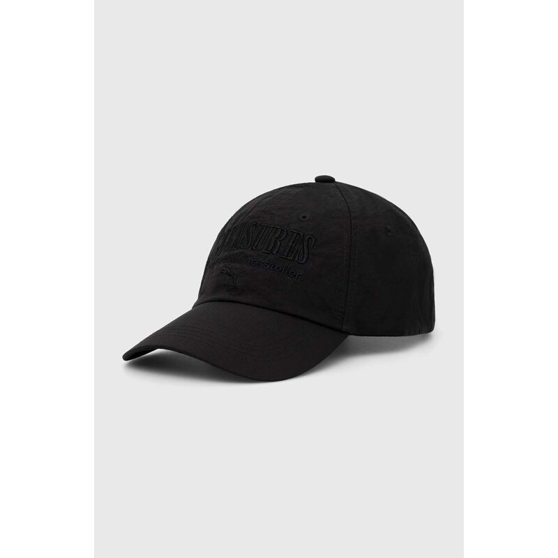 Καπέλο Puma PUMA x PLEASURES BB Cap χρώμα: μαύρο, 24931