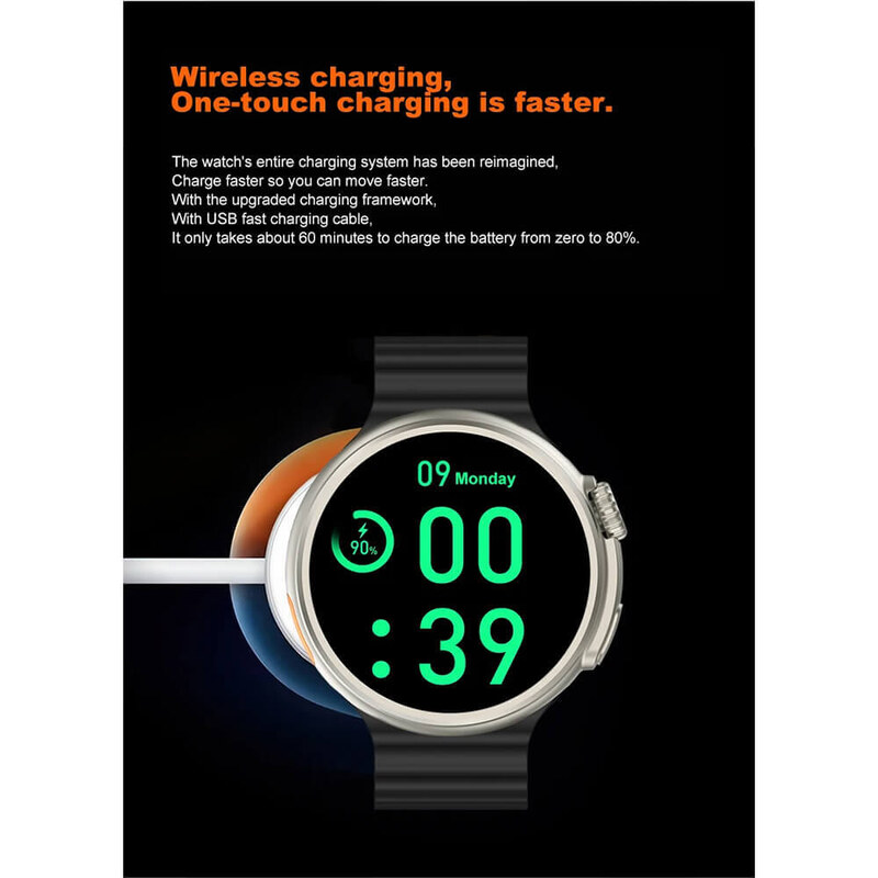 Smartwatch Microwear T78 Ultra- Black