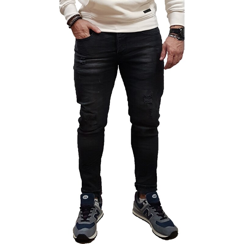 Senior - 548 - Slim Fit - Black - Παντελόνι Jeans