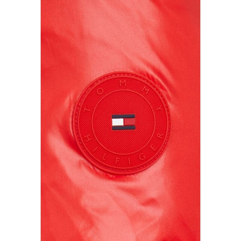 Μπουφάν με επένδυση από πούπουλα Tommy Hilfiger χρώμα: κόκκινο