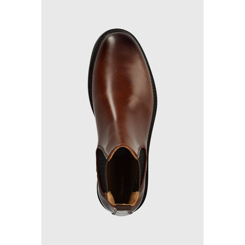 Δερμάτινες μπότες τσέλσι Gant St Fairkon χρώμα: καφέ, 27651432.G45