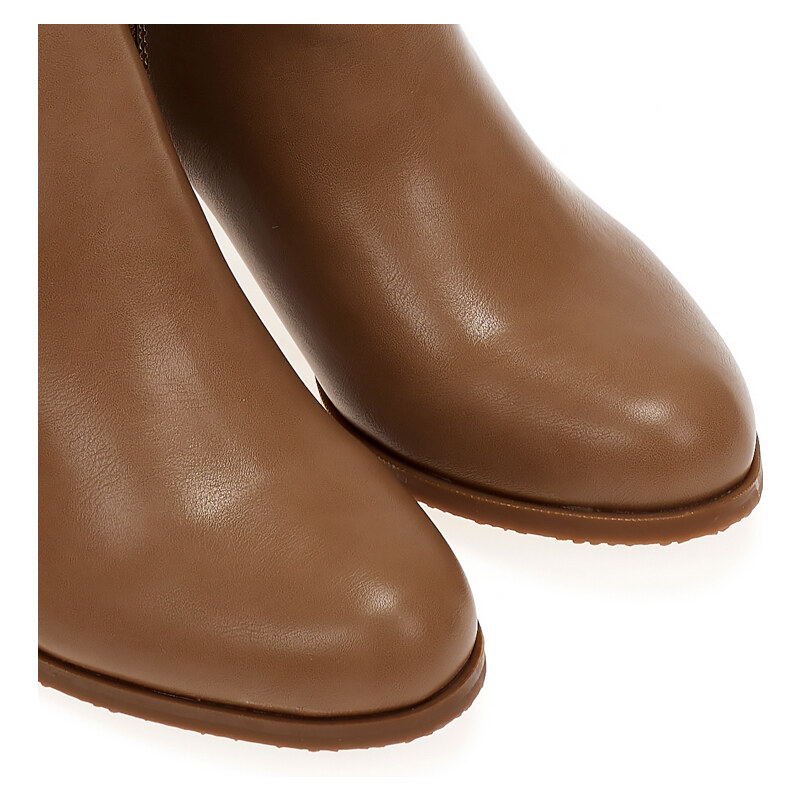 TSOUKALAS Μποτάκια πούρο δερματίνη GLAMI.gr