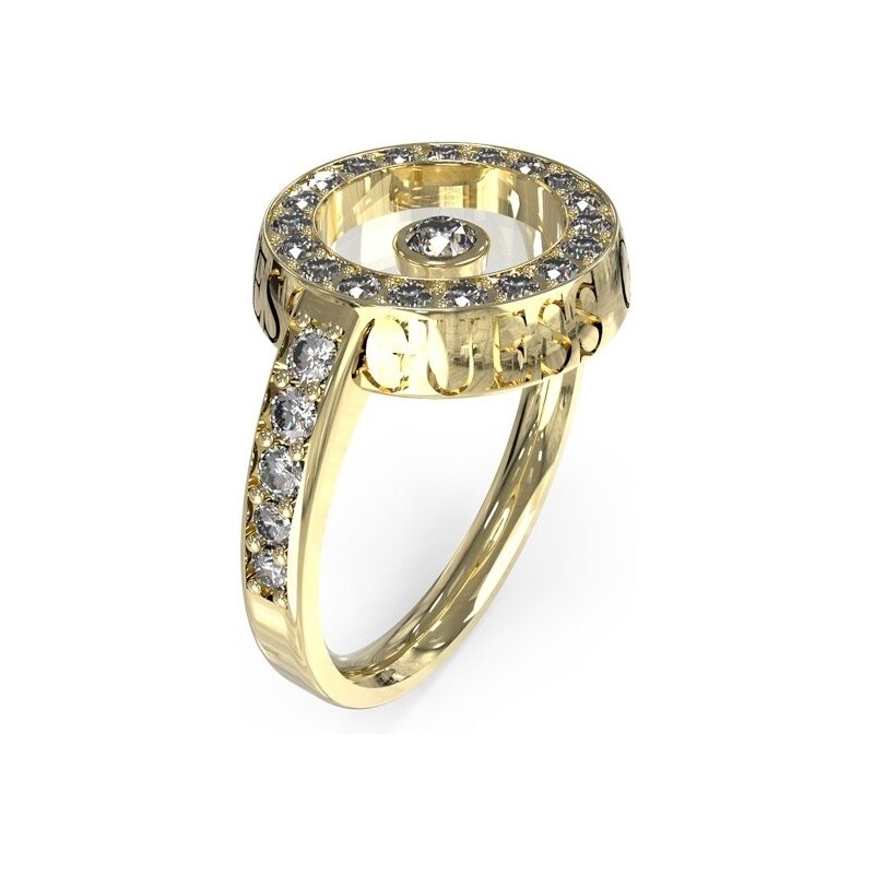 Guess Jewellery GUESS STEEL Δαχτυλίδι από Ανοξείδωτο ατσάλι Gold JUBR03257JWYG/54