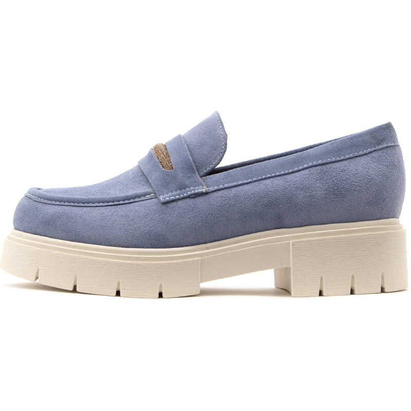 SUEDE LEATHER LOAFERS WOMEN KOTRIS