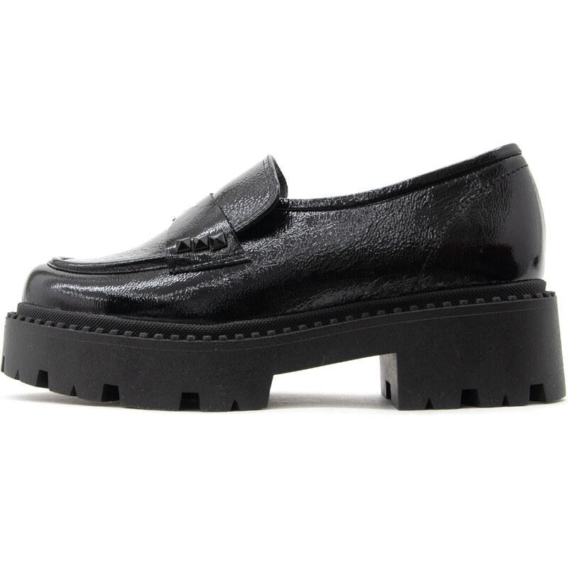 PATENT LEATHER CHUNKY LOAFERS WOMEN MOURTZI