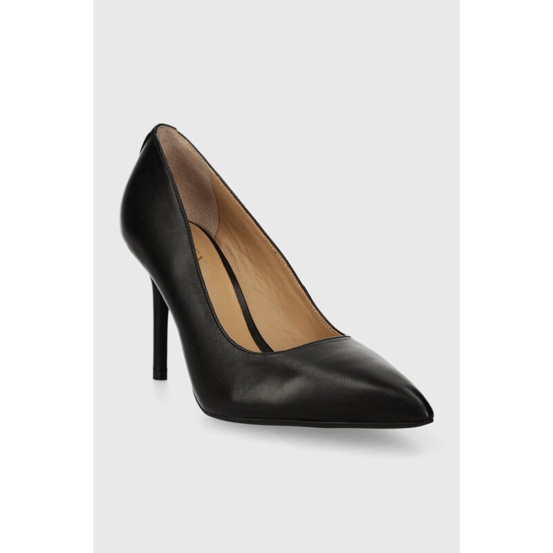 Δερμάτινες γόβες Lauren Ralph Lauren Lindella II Ozweego Lindella II χρώμα: μαύρο, 8294581 GY6177 802941000000