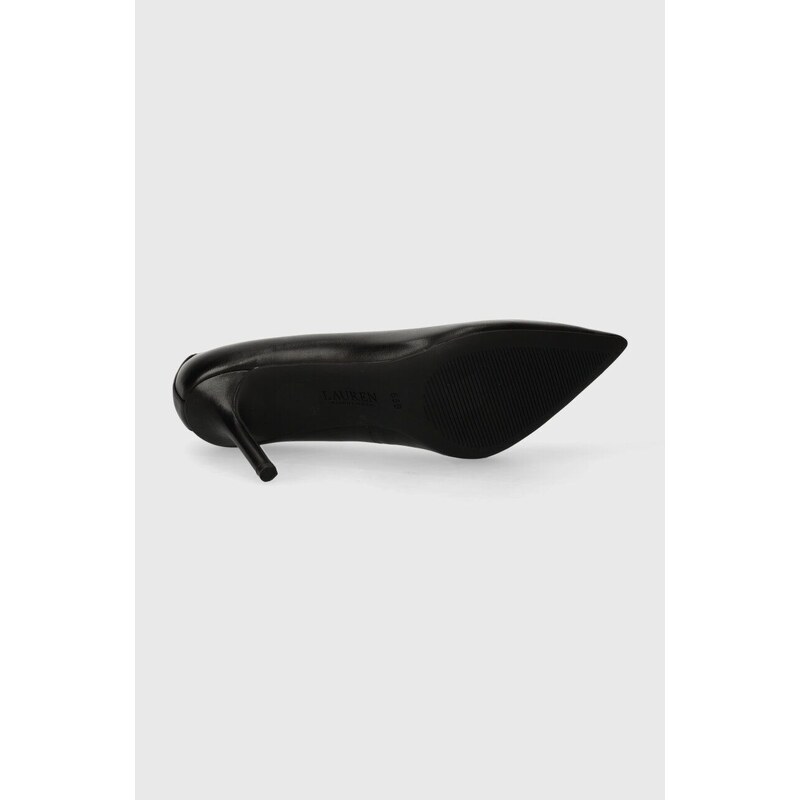 Δερμάτινες γόβες Lauren Ralph Lauren Lindella II Ozweego Lindella II χρώμα: μαύρο, 8294581 GY6177 802941000000