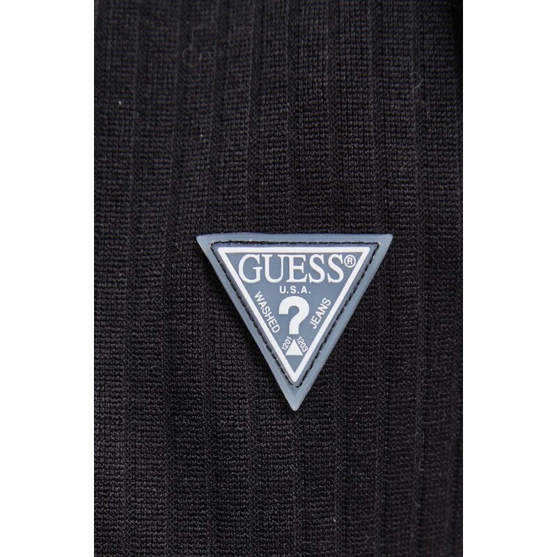 Μπλούζα Guess χρώμα: μαύρο