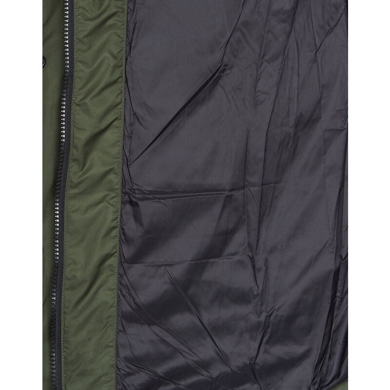 Χοντρό μπουφάν Superdry FUJI HOODED MID LENGTH PUFFER