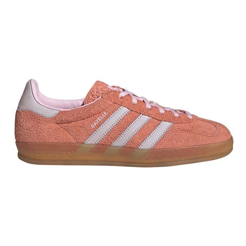 Σουέτ αθλητικά παπούτσια adidas Originals Gazelle Indoor χρώμα: πορτοκαλί, IE2946