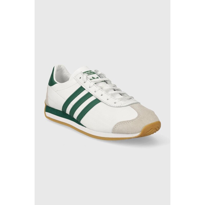 Δερμάτινα αθλητικά παπούτσια adidas Originals Country OG χρώμα: άσπρο, IF2856