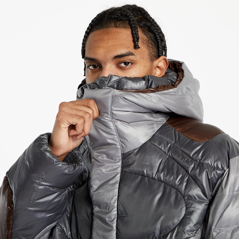 Ανδρικά puffer jacket Nike Sportswear Tech Pack Therma-FIT ADV Oversized Hooded Jacket ﻿Flat Pewter/ Iron Grey