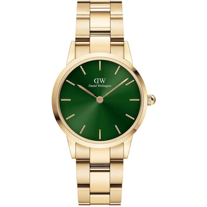 Ρολόι Daniel Wellington Iconic Link Emerald χρώμα: χρυσαφί