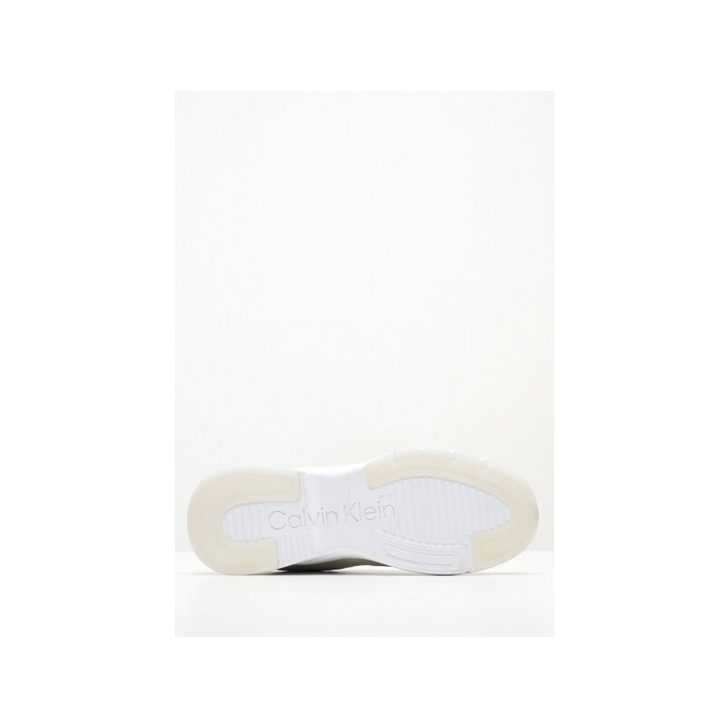 Γυναικεία Παπούτσια Casual Elevated.Monomix Άσπρο Δέρμα Calvin Klein