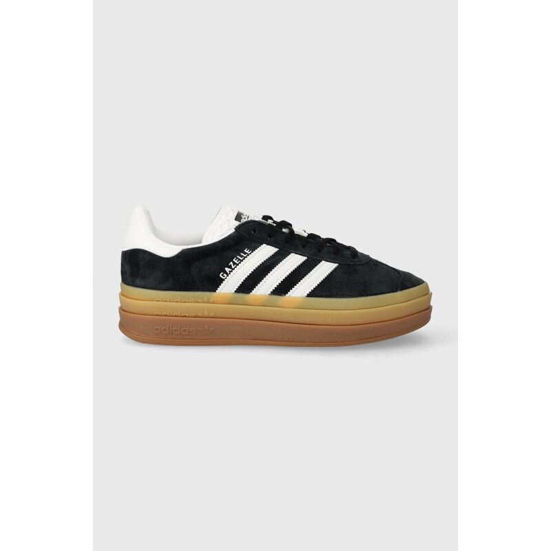 Αθλητικά adidas Originals Gazelle Bold χρώμα: μαύρο, IE0876
