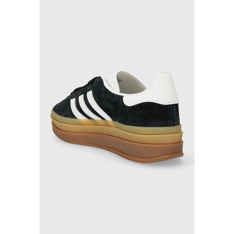 Αθλητικά adidas Originals Gazelle Bold χρώμα: μαύρο, IE0876