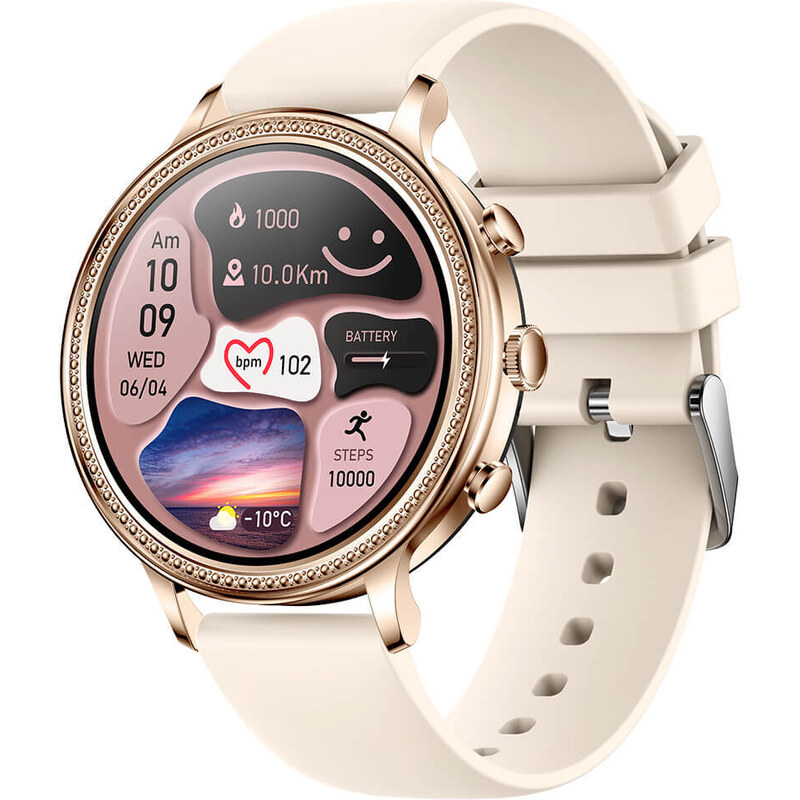 Smartwatch Microwear V60 - Beige