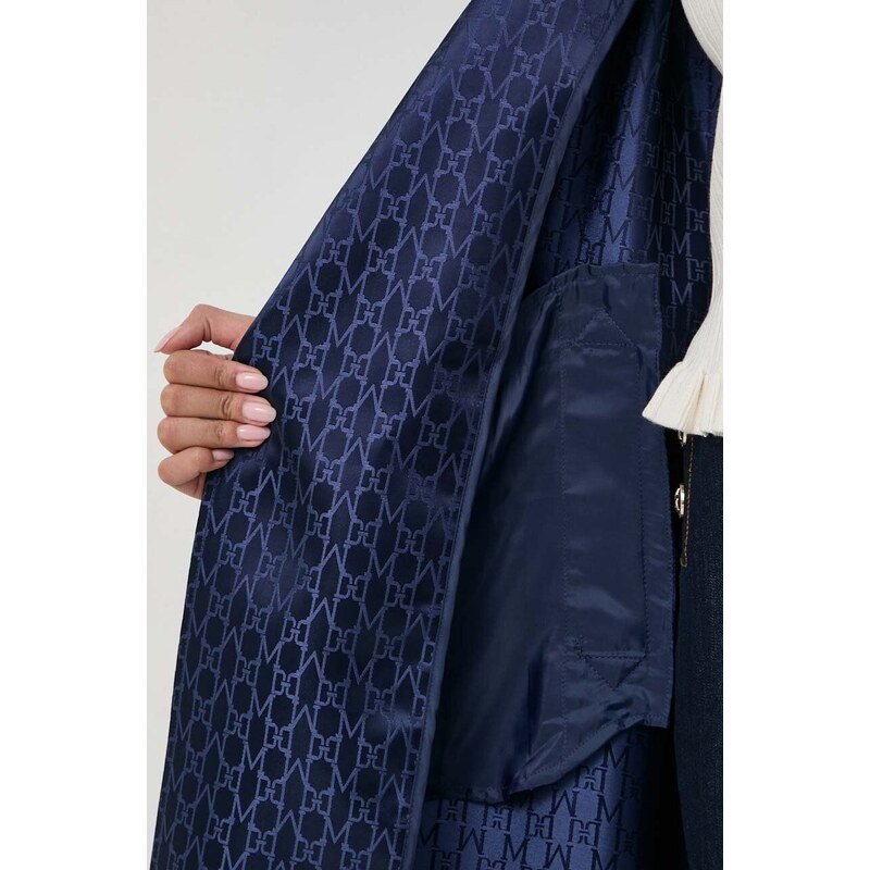 Παλτό Marciano Guess χρώμα: ναυτικό μπλε