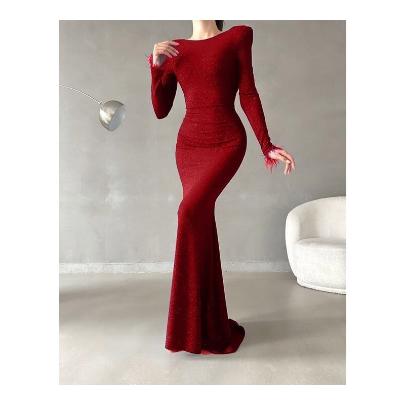 Creative Φόρεμα - κώδ. 82753 - 4 - κόκκινο