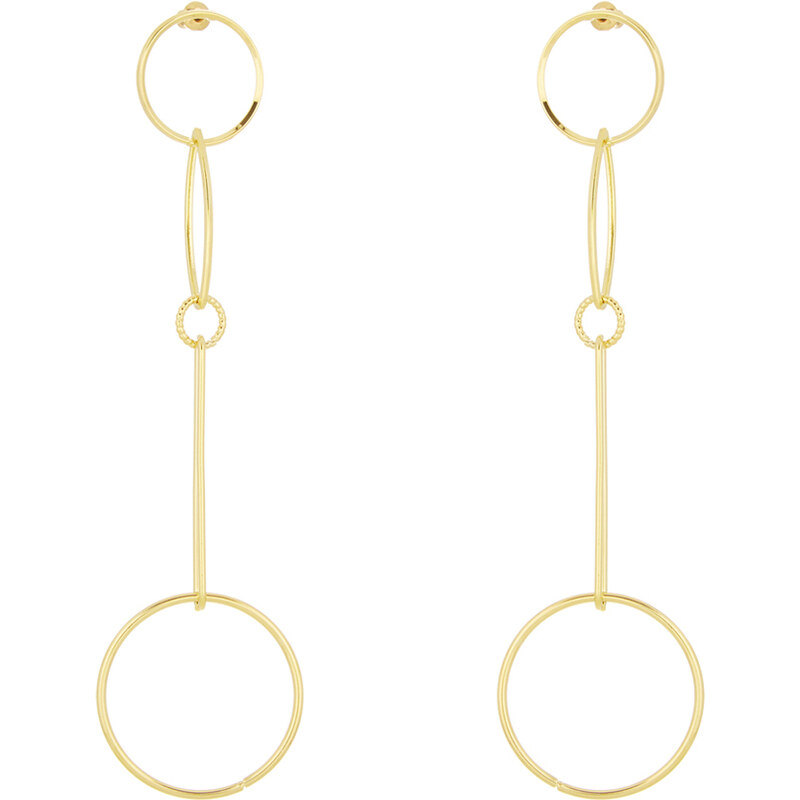 PerfectDress.gr σκουλαρίκια multi modern κρίκοι χρυσό