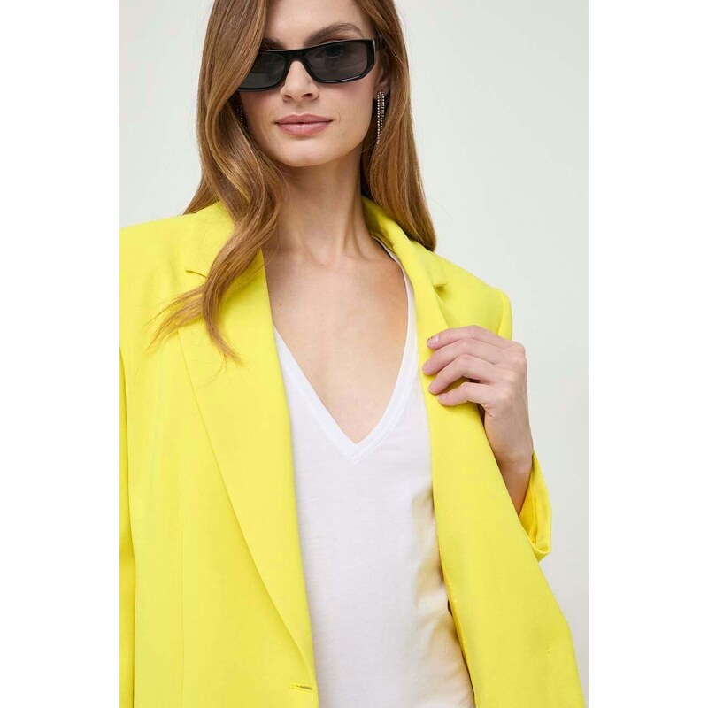 Σακάκι Pinko χρώμα: κίτρινο