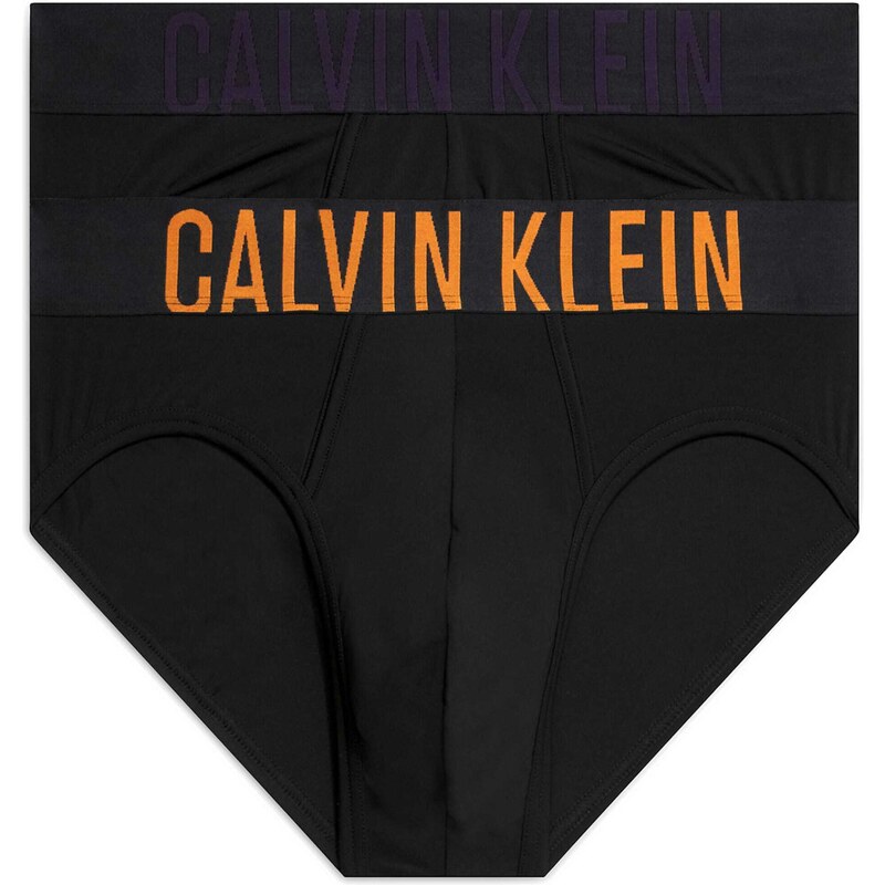 Calvin Klein Underwear Σλιπ σκούρο λιλά / πορτοκαλί / μαύρο