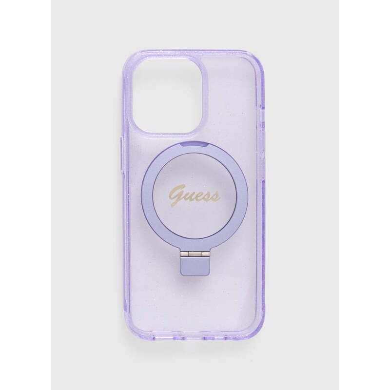 Guess Custodia Rigida Per IPhone 13 Pro / IPhone 13 (6,1'') – Collezione Logo 4G, Colore Rosa