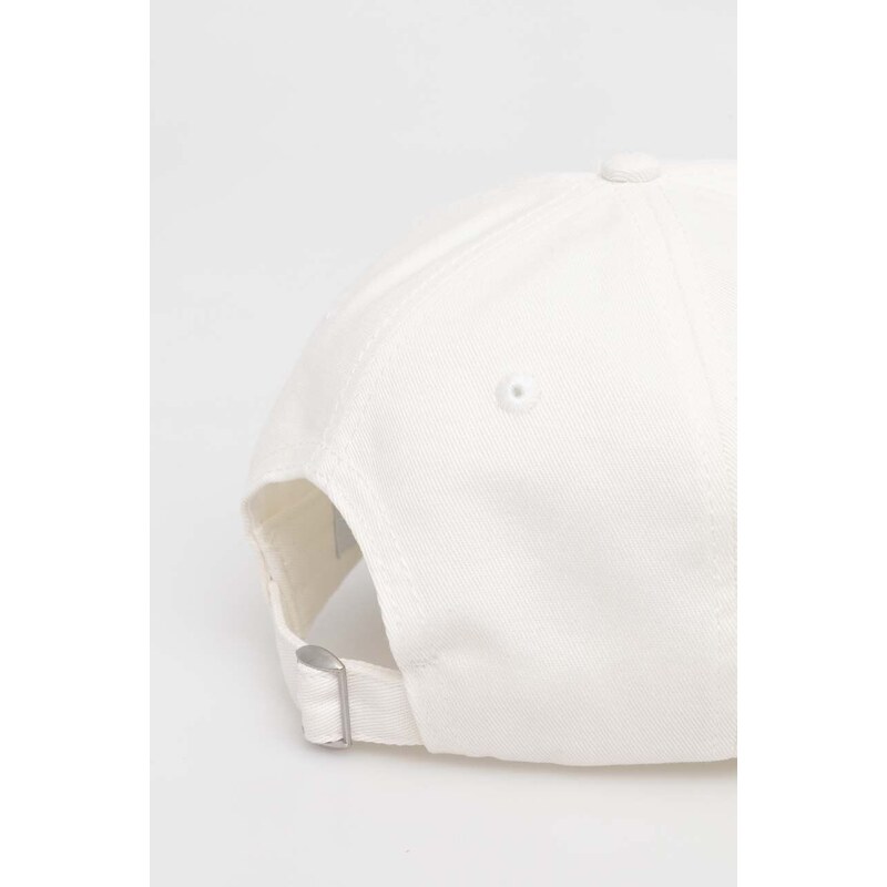 Βαμβακερό καπέλο του μπέιζμπολ MSGM χρώμα: άσπρο